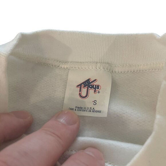 Vintage 1985 Jim Benton Born To Party Women's Sweatshirt Made In USA, Size S NWT - Picture 5 of 8